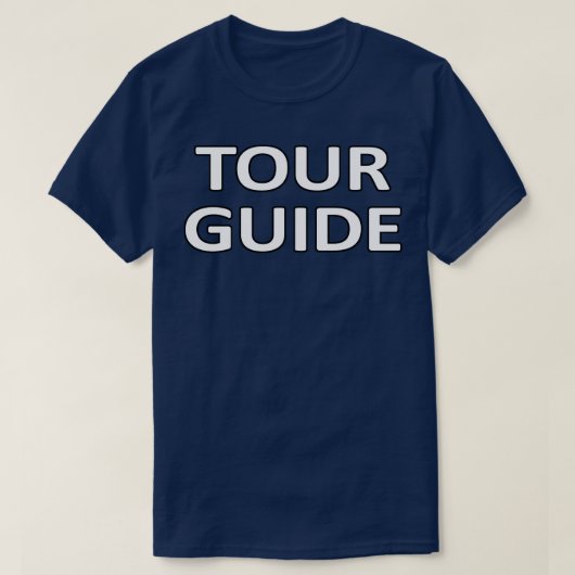 T-shirt Guide des visites (Design devant)