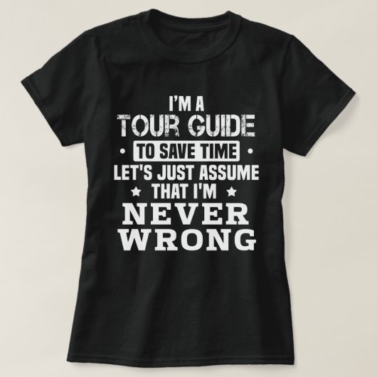 T-shirt Guide des visites (Design devant)