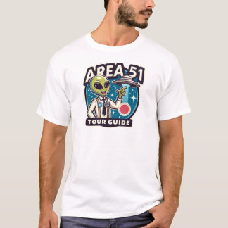 T-shirt Guide d'excursions de la zone 51