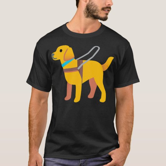 T-shirt Guide Dog Seeing Eye Dog (Devant)