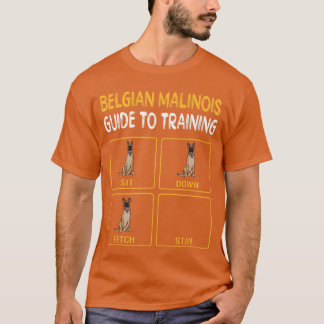 T-shirt Guide drôle de Malinois belge pour la formation à 