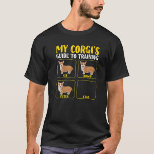 T-shirt Guide drôle et mignon de corgi pour former maman p