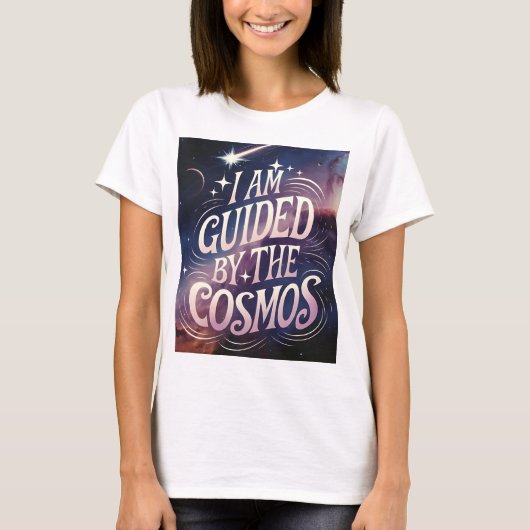 T-shirt Guidé par le Cosmos (Devant)