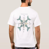 T-shirt Guidé par le Sea Compass Men’s Tee (Dos)