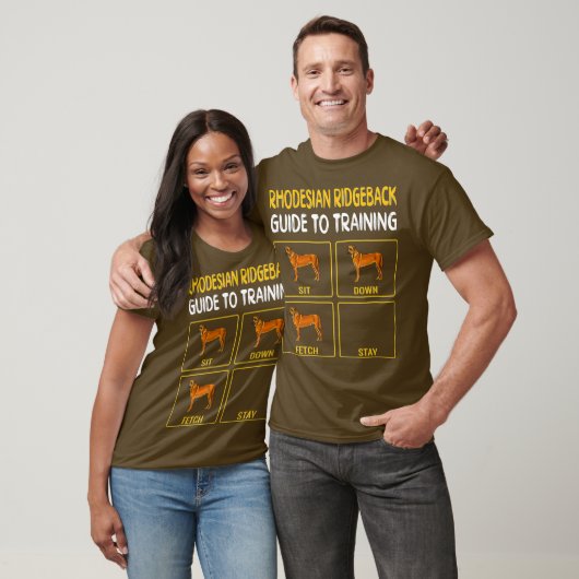 T-shirt Guide Rhodesian Ridgeback Pour L'Entraînement Du C (Unisexe)