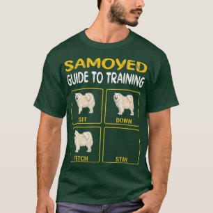 T-shirt Guide Samoyé Pour L'Entraînement De L'Obéissanc