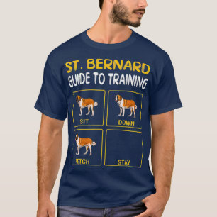 T-shirt Guide St Bernard Pour L'Entraînement De L'Obéissan