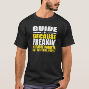 T-shirt Guide touristique pour collègue