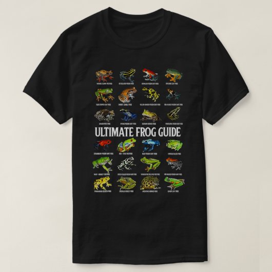 T-shirt Guide Ultimate Frog Amoureux de grenouilles drôle (Design devant)