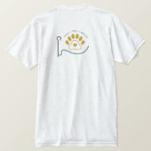 T-shirt Guidée par Love - Guide Chien Conception de suppor (Design dos)