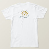 T-shirt Guidée par Love - Guide Chien Conception de suppor (Design dos)