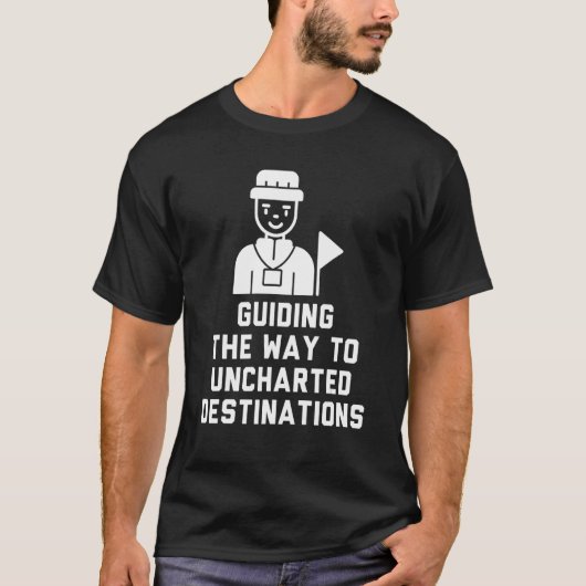 T-shirt Guides d'excursions Guide d'excursions vers les de (Devant)