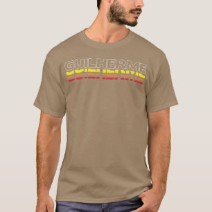 T-shirt Guilherme Prénom Drôle Vintage Sunset amis