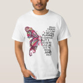 T-shirt Guillemets papillon en verre (Devant)