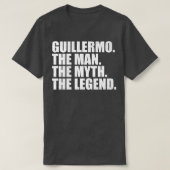 T-shirt Guillermo Guillermo Nom Guillermo prénom (Design devant)