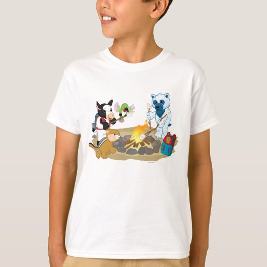 T-shirt Guimauves de feu de camp de Webkinz | (Devant)