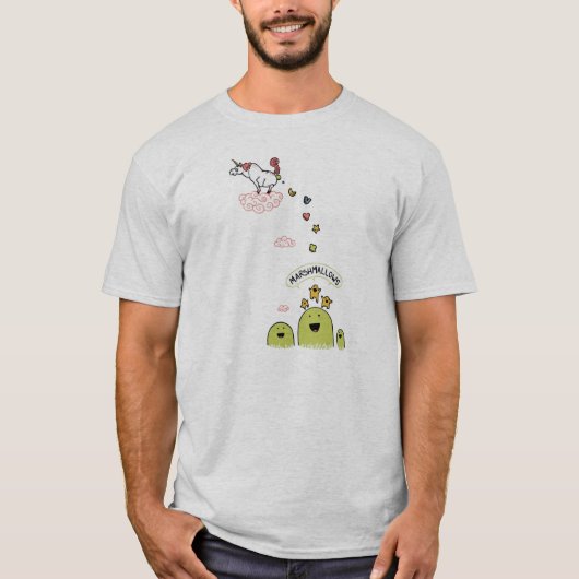 T-shirt Guimauves de licorne (Devant)