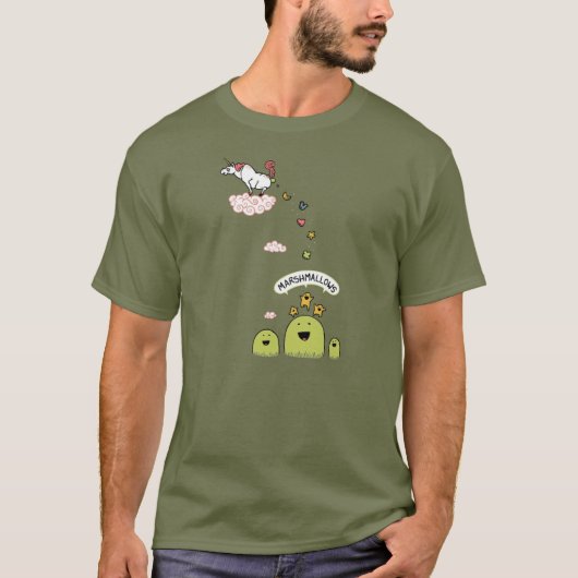 T-shirt Guimauves de licorne (Devant)