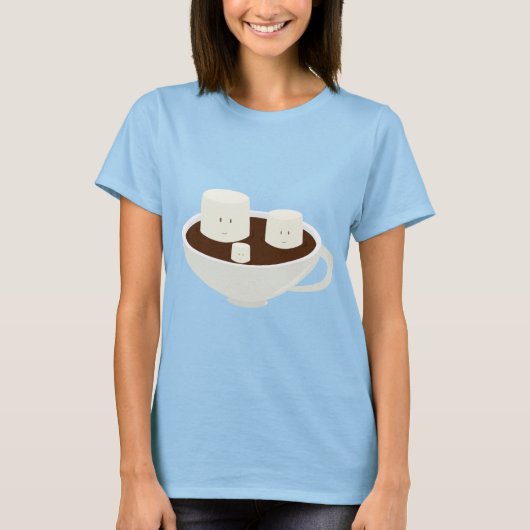 T-shirt Guimauves en chocolat chaud (Devant)