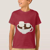 T-shirt Guimauves en chocolat chaud (Devant)