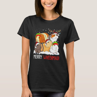 T-shirt Guinea Pig Christmas Merry Wheekmas Guinea Pigs