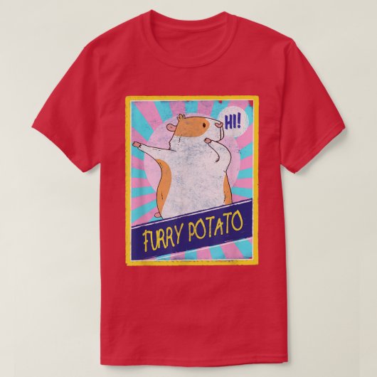 T-shirt Guinea Pig Furry Potato Dabbing Funny Guinea Pigs (Design devant)