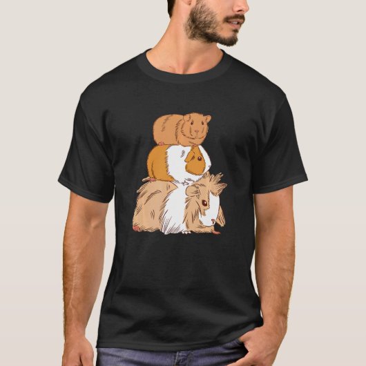 T-shirt Guinea Pig Graphic Guinea Pig Owner Pet Cavy Anima (Devant)