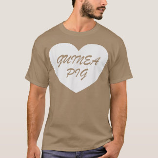 T-shirt Guinea Pig Heart Apparel Unique Pigs Lover Design