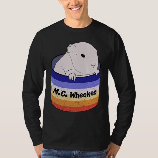 T-shirt Guinea Pig M C Wheeker Wheeking Cavy (Devant)