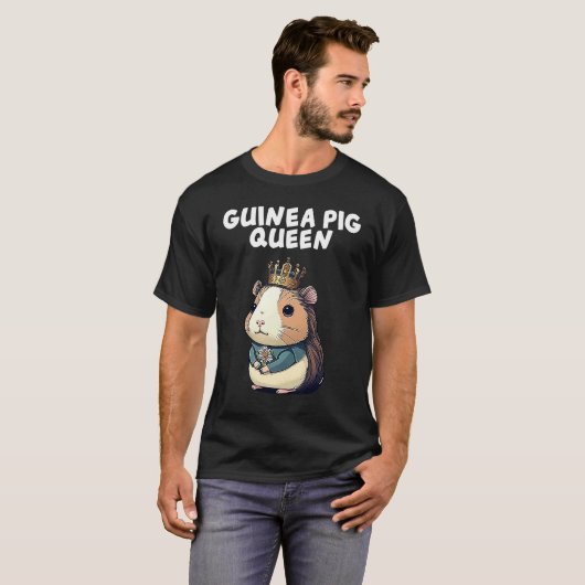 T-shirt Guinea Pig Mom Dad  Piggy  Chew Cage  1 (Devant entier)
