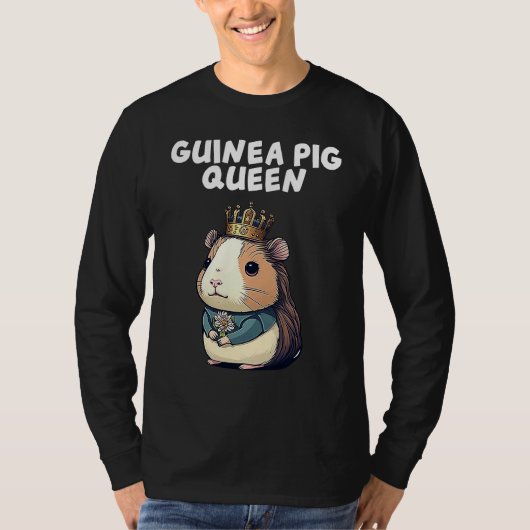T-shirt Guinea Pig Mom Dad Piggy Chew Cage 1 (Devant)
