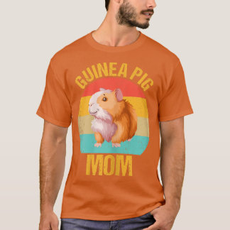 T-shirt Guinea Pig Mom Funny Guinea Pig Mum Vintage