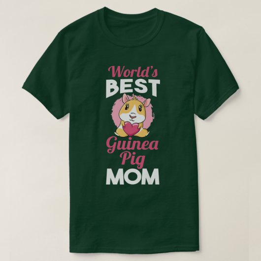 T-shirt Guinea Pig Mom Premium2278  (Design devant)