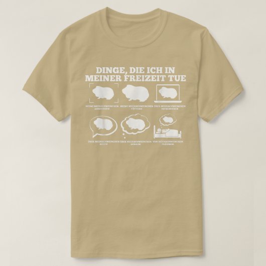 T-shirt Guinea Pig Pet (Design devant)
