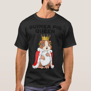 T-shirt Guinea Pig Queen  Womens Guinea Pig Shirt  Pet Gui
