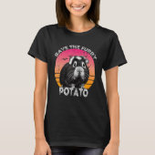 T-shirt Guinea Pig Save The Furry Potato (Devant)