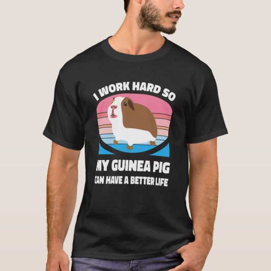 T-shirt Guinea Pig Saying Pet Furry Potato Girls Kids (Devant)