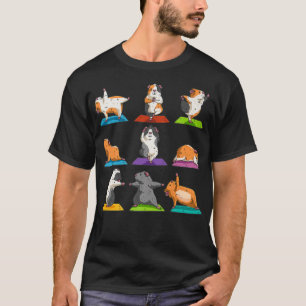 T-shirt Guinea Pig Yoga Position Workout Gift Premium