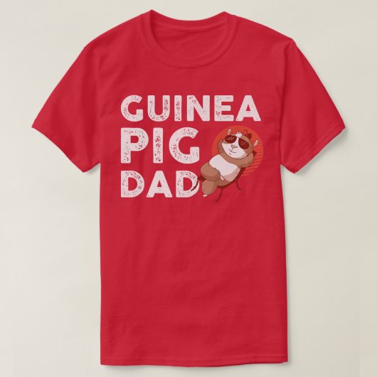 T-shirt Guinea Pigs Dad Premium  (Design devant)