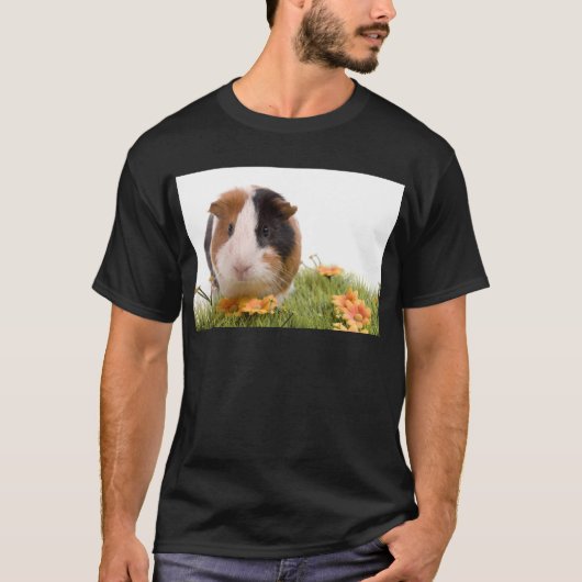 T-shirt guinea pigs on a lawn (Devant)