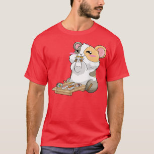 T-shirt Guinea Pigs Sushi Japanese Anime Kawaii Cute Gift 