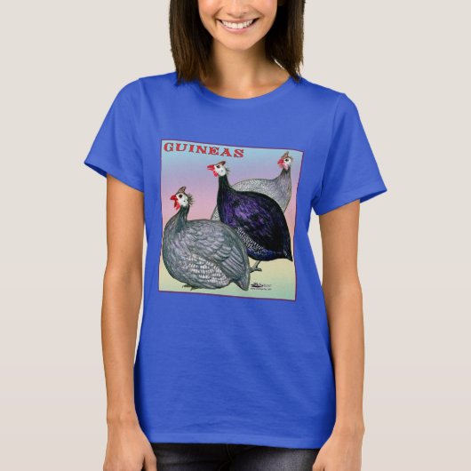 T-shirt Guineas Trois Fowl (Devant)