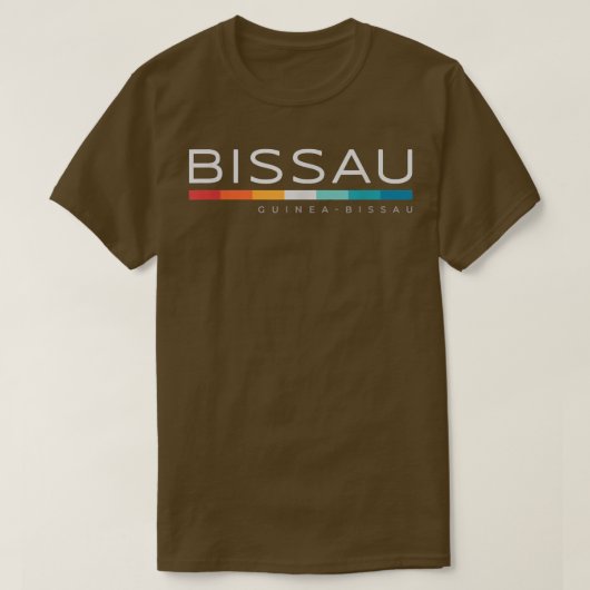 T-shirt Guinée-Bissau (Design devant)