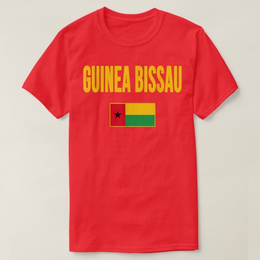 T-shirt Guinée-Bissau (Design devant)