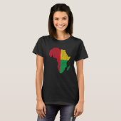 T-shirt Guinée-Bissau Drapeau Afrique Continent Cadeau par (Devant entier)
