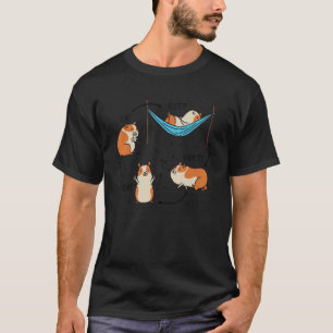 T-shirt Guinée Cochon cycle de vie Manger sommeil Joue Rép