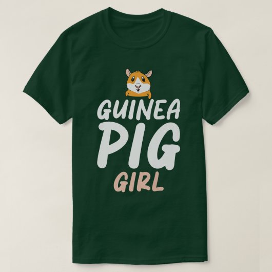 T-shirt Guinée Cochon fille mignonne Guinée cochon Premium (Design devant)