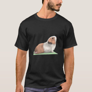 T-shirt Guinée Cochon Yoga Pose Méditation Zen Workout Exe
