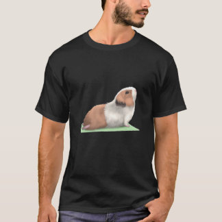 T-shirt Guinée Cochon Yoga Pose Méditation Zen Workout Exe