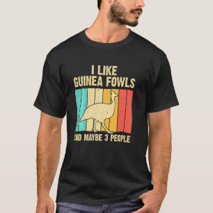 T-shirt Guinée Doigt Pour Hommes Femmes Guinée Hen Bird